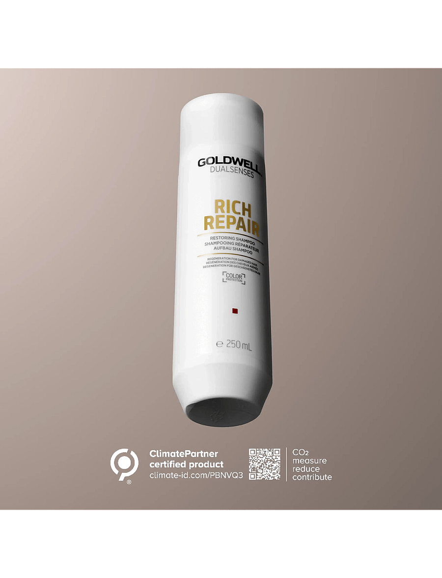 Goldwell - Goldwell Dualsenses Rich Repair Restoring Shampoo 250 ml - Šampoon - clear - 3