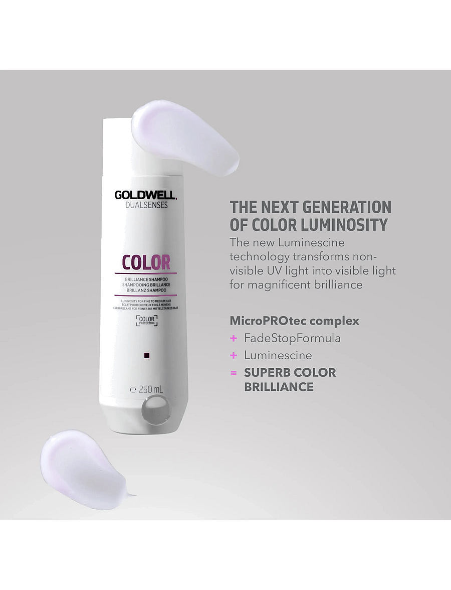 Goldwell - Goldwell Dualsenses Color Brilliance Shampoo 250 ml - Šampoon - coloured - 2