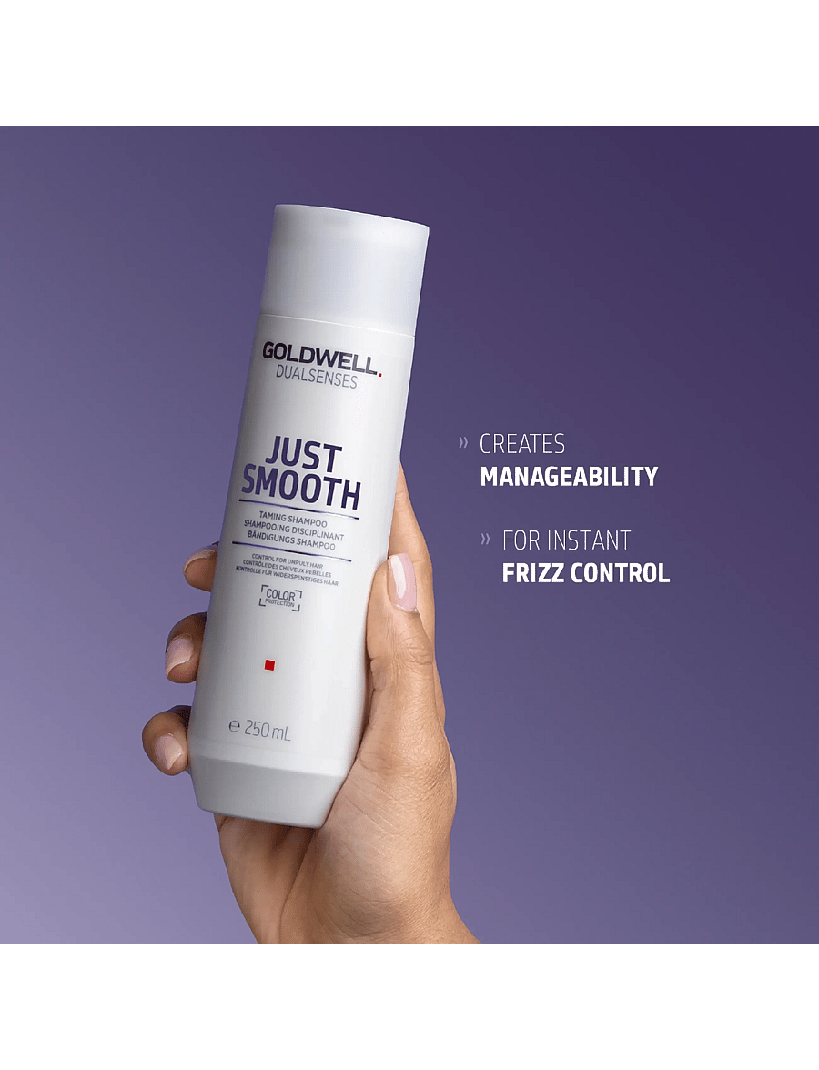 Goldwell - Goldwell Dualsenses Just Smooth Taming Shampoo 250 ml - Šampoon - clear - 3