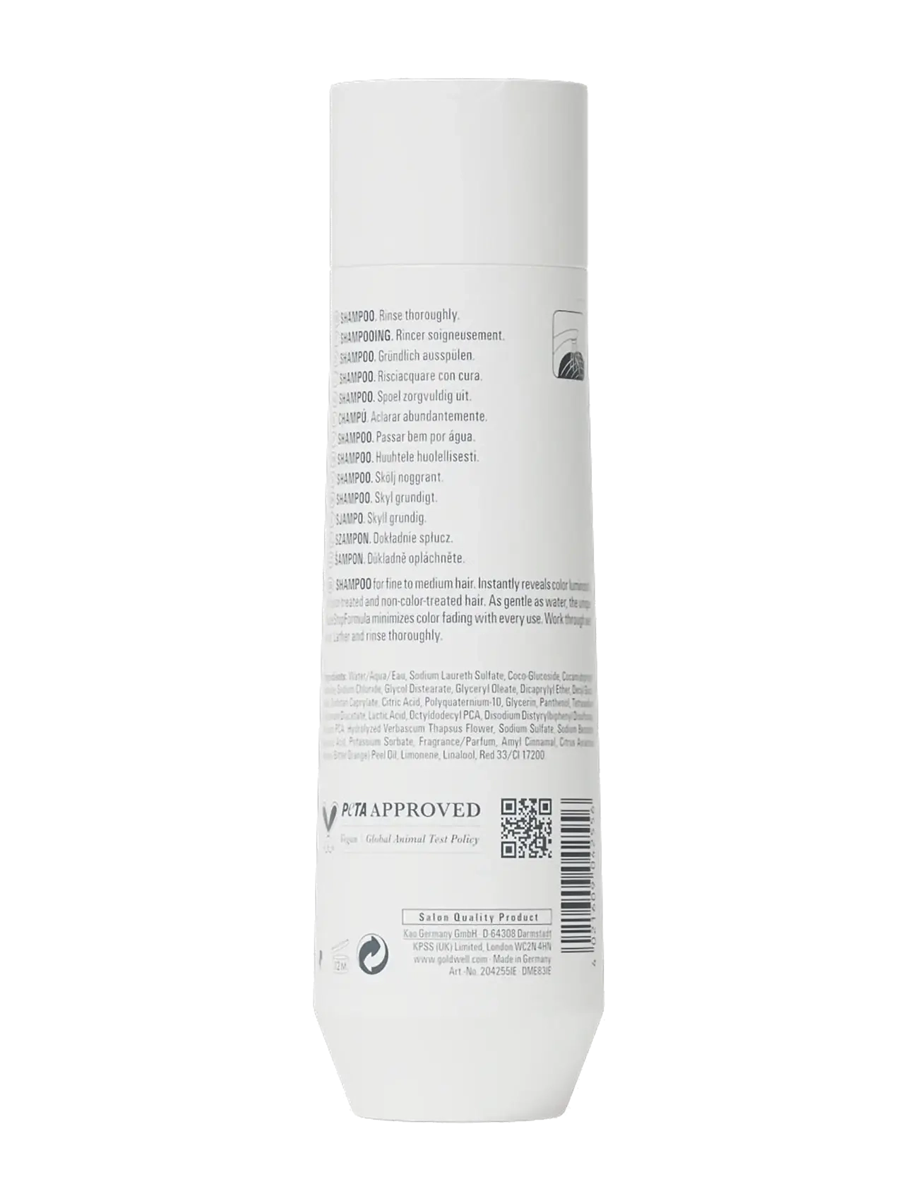 Goldwell - Goldwell Dualsenses Color Brilliance Shampoo 250ml - shampoo - clear - 2