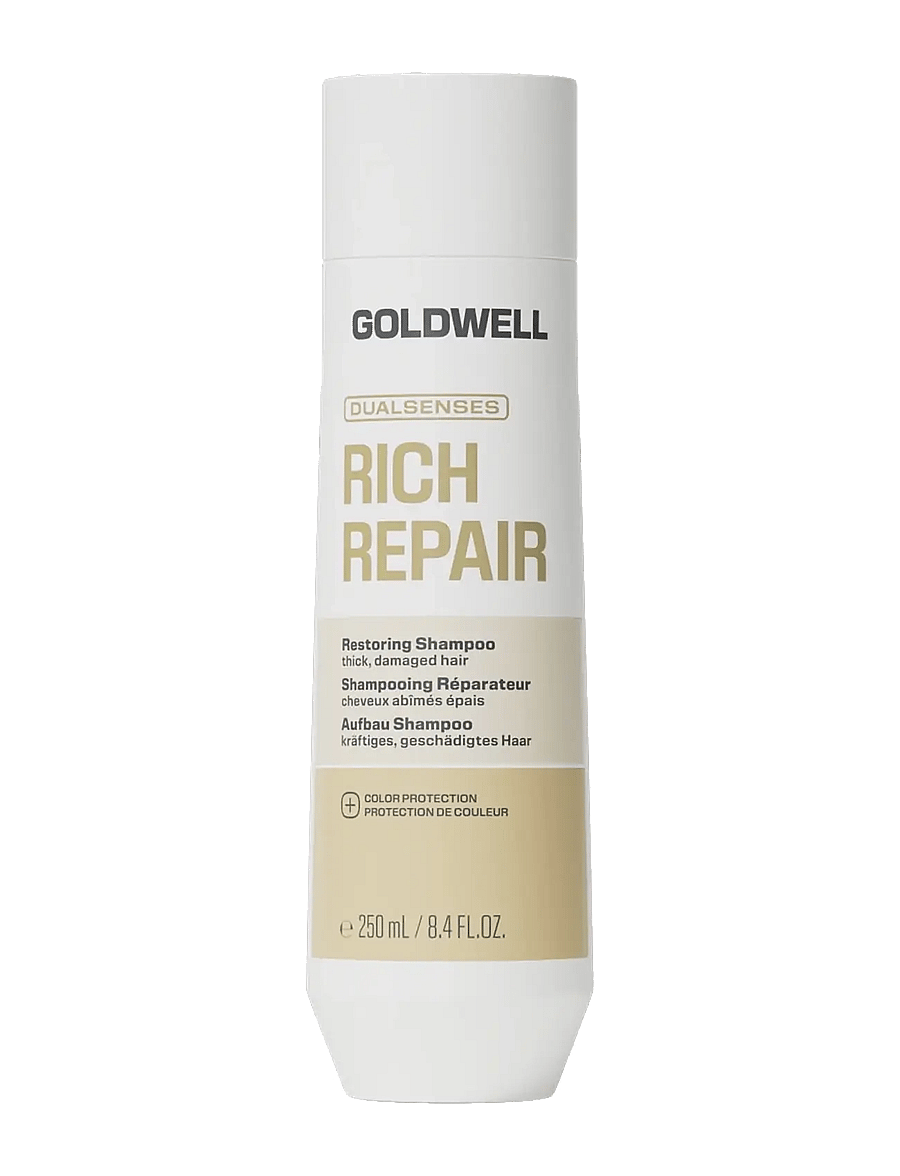 Goldwell - Goldwell Dualsenses Rich Repair Restoring Shampoo 250ml - Šampoon - clear - 1