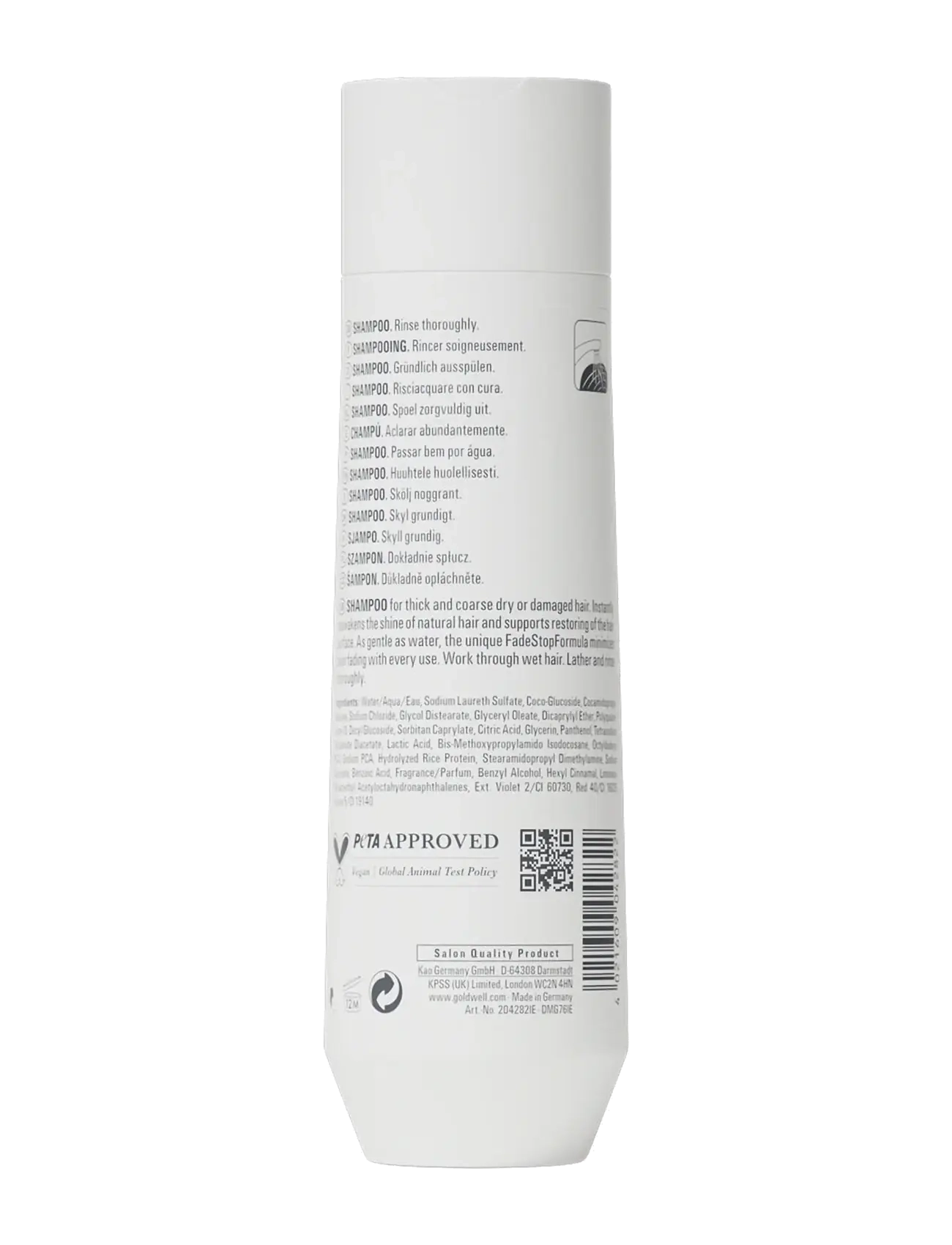 Goldwell - Goldwell Dualsenses Rich Repair Restoring Shampoo 250ml - shampoo - clear - 2