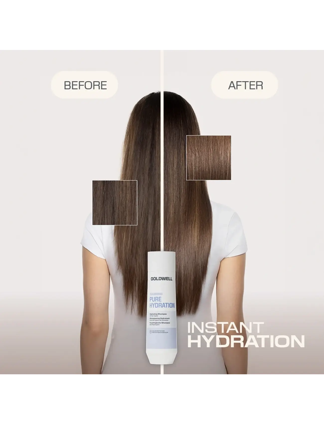 Goldwell Dualsenses Pure Hydration Hydrating Shampoo 250 schampo & balsam dam – bild 5