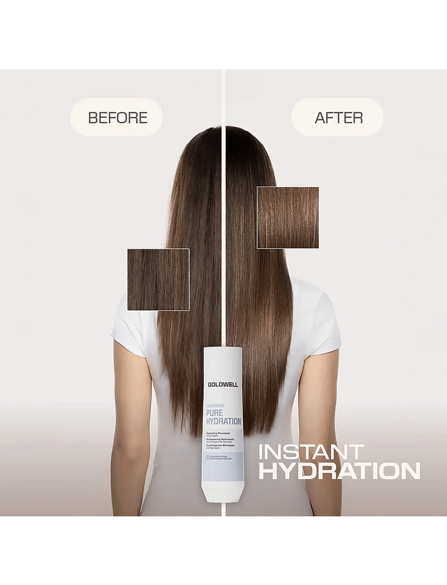 Goldwell - Goldwell Dualsenses Pure Hydration Hydrating Shampoo - shampoo - clear - 4