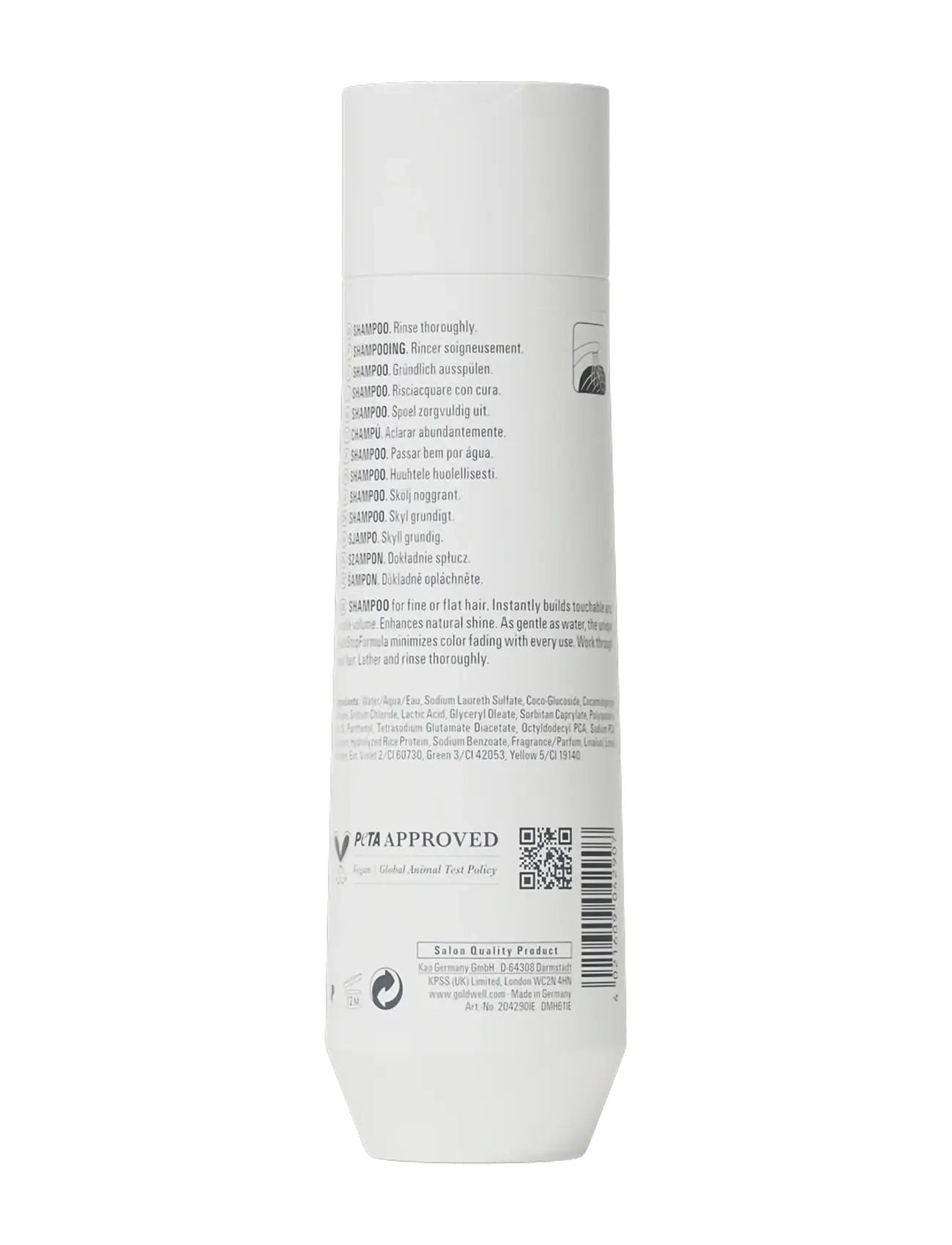 Goldwell - Goldwell Dualsenses Ultra Volume Bodifying Shampoo 250ml - shampoo - clear - 1
