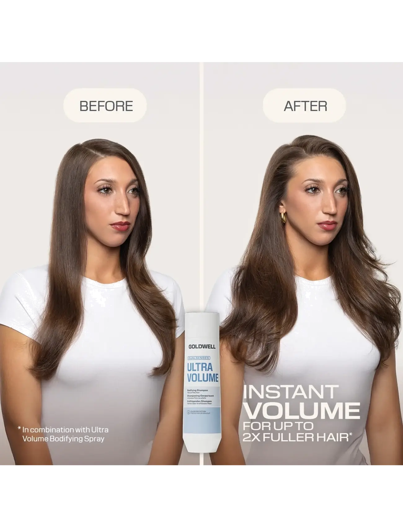 Goldwell - Goldwell Dualsenses Ultra Volume Bodifying Shampoo 250ml - shampoo - clear - 2