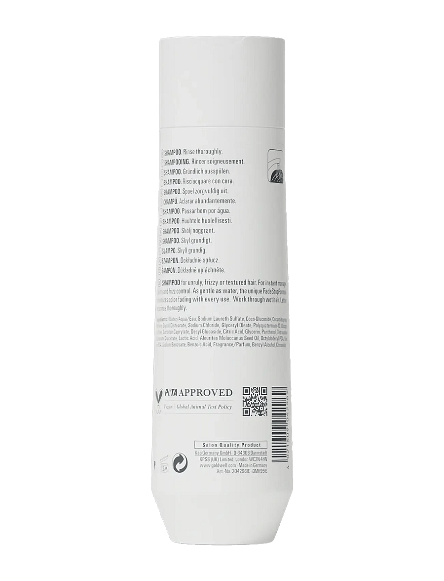 Goldwell - Goldwell Dualsenses Just Smooth Taming Shampoo 250ml - Šampoon - clear - 1