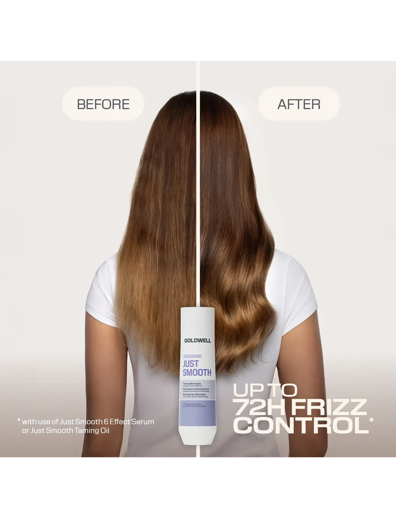 Goldwell - Goldwell Dualsenses Just Smooth Taming Shampoo 250ml - shampoo - clear - 2