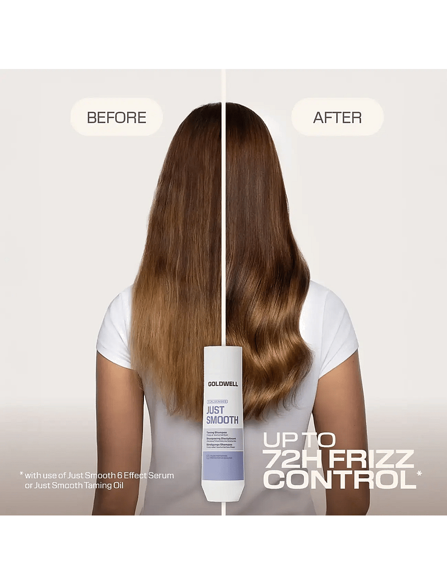 Goldwell - Goldwell Dualsenses Just Smooth Taming Shampoo 250ml - Šampoon - clear - 2