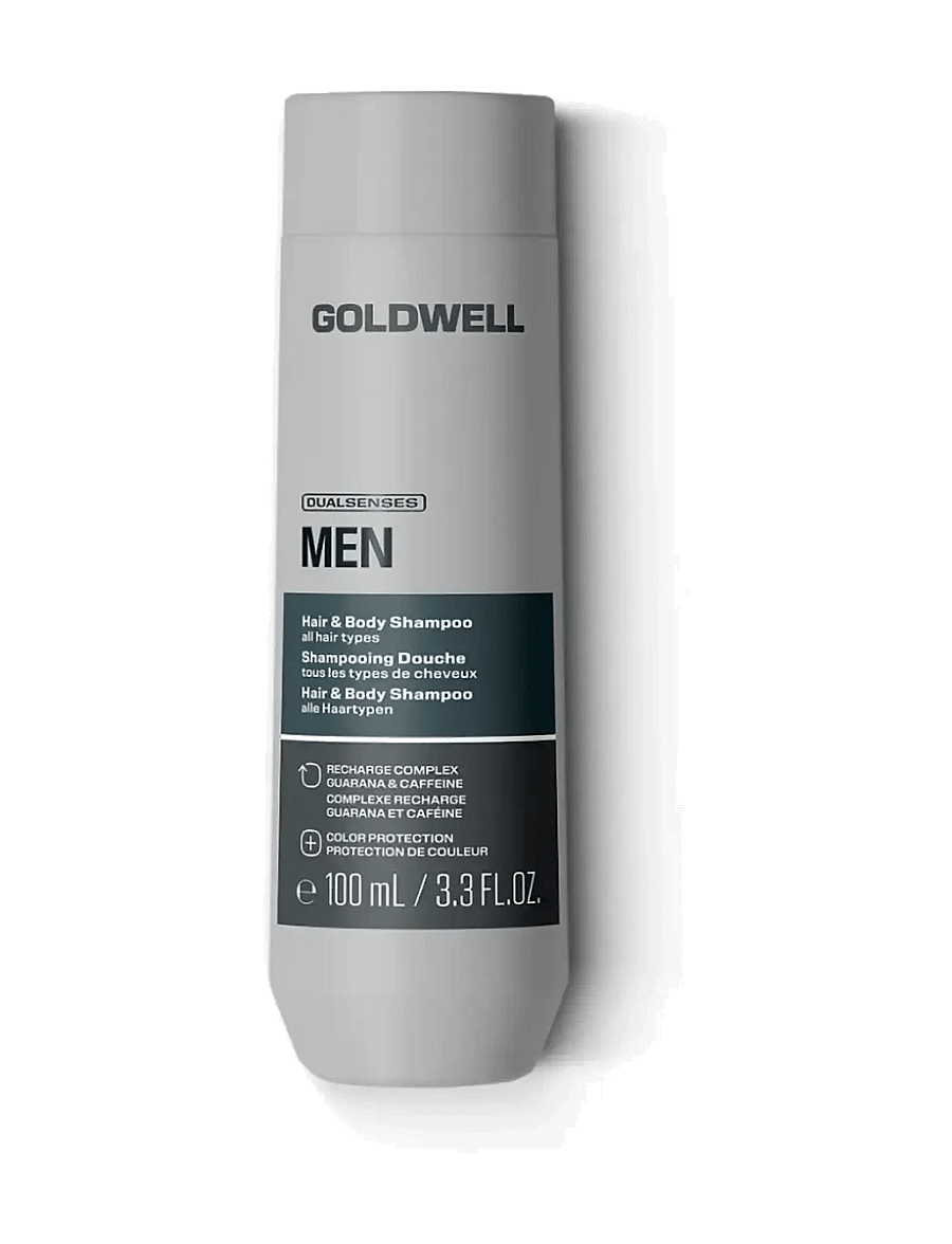 Goldwell - Goldwell Dualsenses Mens Hair & Body Shampoo 100ml - Šampoon - clear - 0