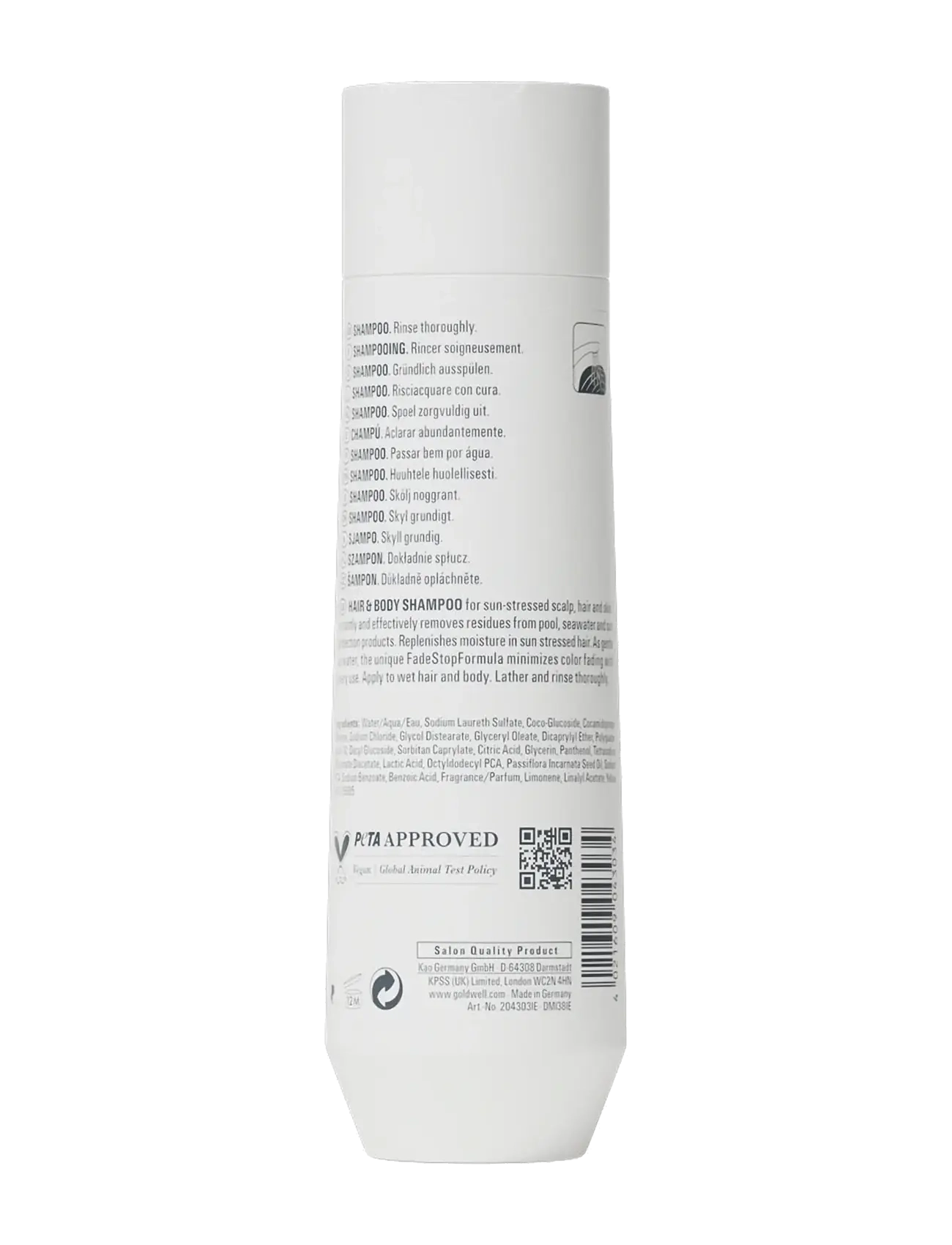Goldwell - Goldwell Dualsenses Sun Reflects After-Sun Shampoo 250ml - shampoo - clear - 1