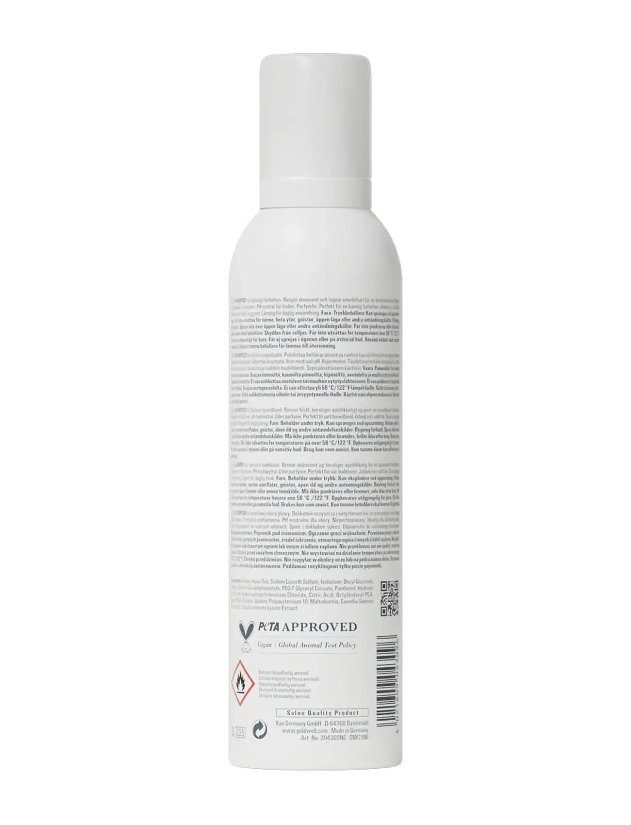 Goldwell - Goldwell Dualsenses Scalp Specialist Sensitive Foam Shampoo 250ml - shampoo - clear - 1