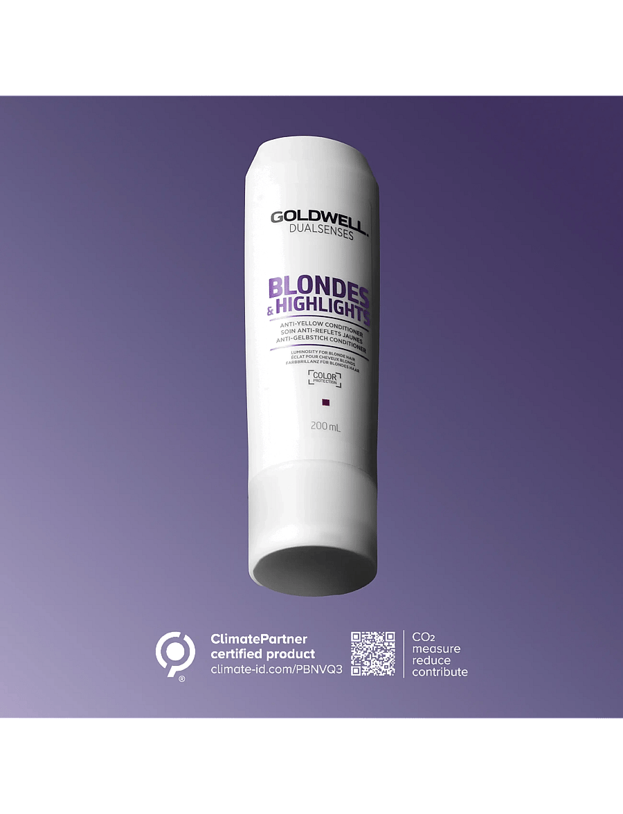 Goldwell - Goldwell Dualsenses Blonde & Highlights Anti-Yellow Conditioner 200 ml - hõbešampoon - coloured - 1
