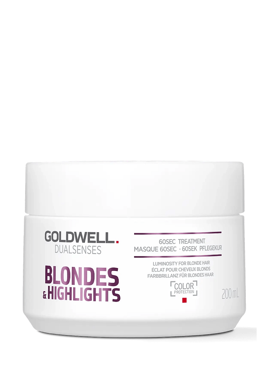 Goldwell - Goldwell Dualsenses Blonde & Highlights Anti-Yellow 60 Sec Treatment 200 ml - hooldusvahendid - clear - 0