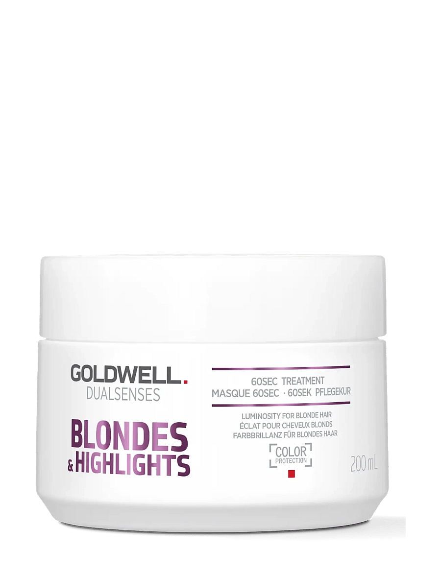 Goldwell - Goldwell Dualsenses Blonde & Highlights Anti-Yellow 60 Sec Treatment 200 ml - hooldusvahendid - clear - 1