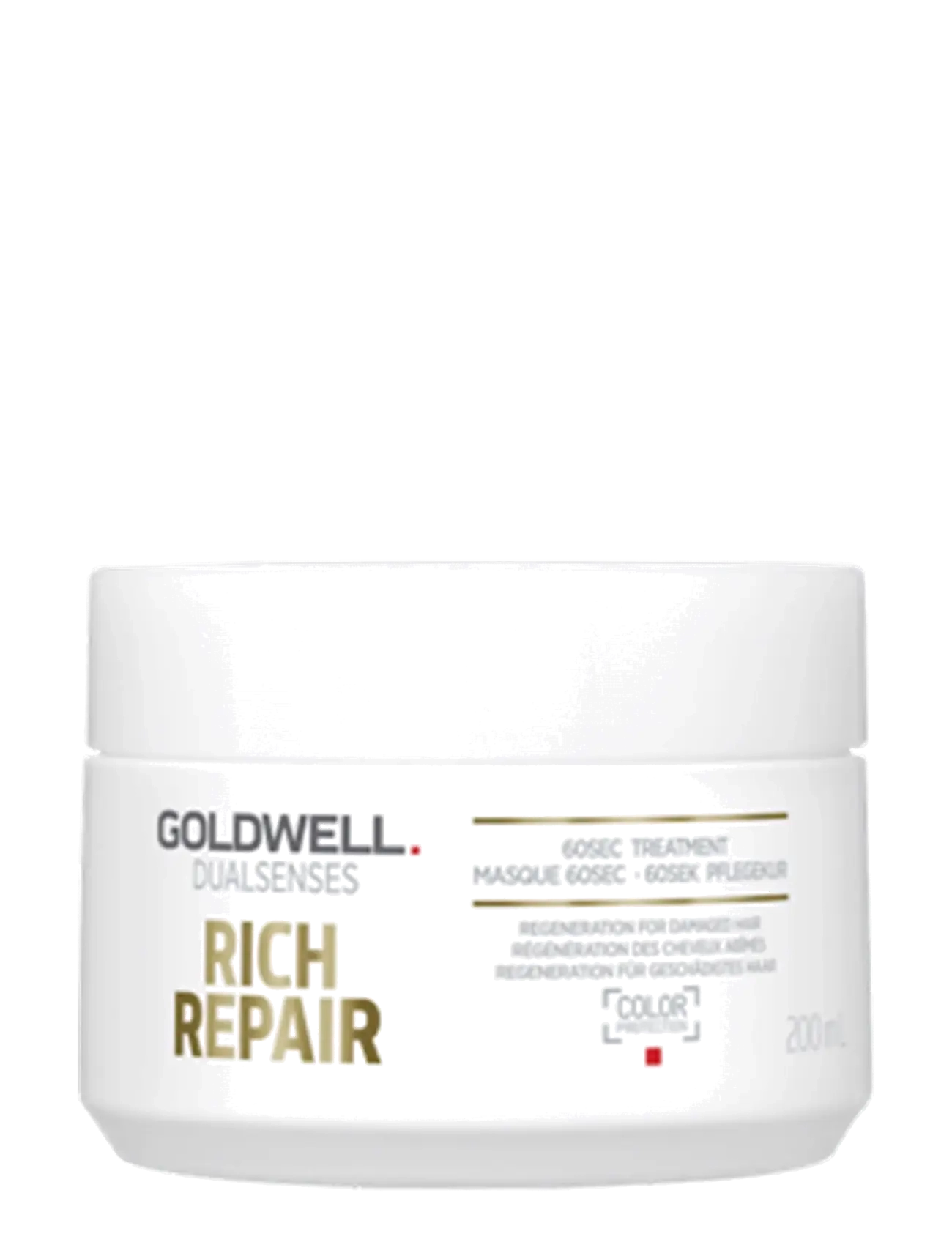 Goldwell Goldwell Dualsenses Rich Repair Restoring 60Sec Treatment 200 ml, 200 ml, Nude, Pleje > Behandlinger, Dame