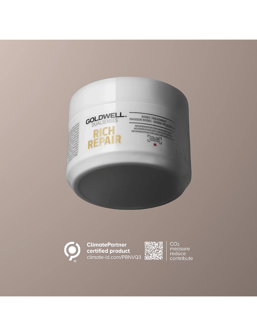 Goldwell - Goldwell Dualsenses Rich Repair Restoring 60Sec Treatment 200 ml - juuksemaskid - clear - 1