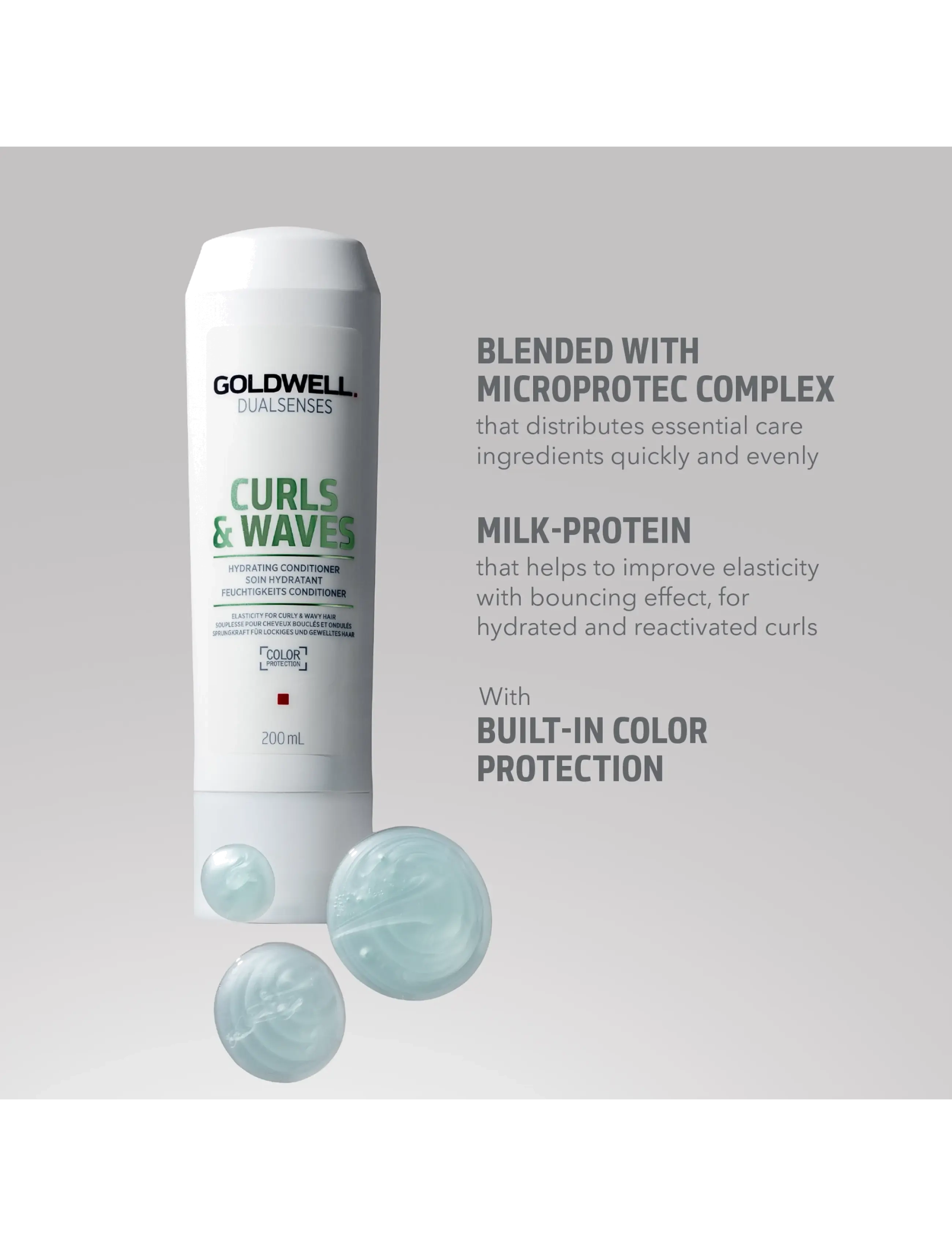 Goldwell - Goldwell Dualsenses Curls & Waves Hydrating Conditioner 200 ml - clear - 2