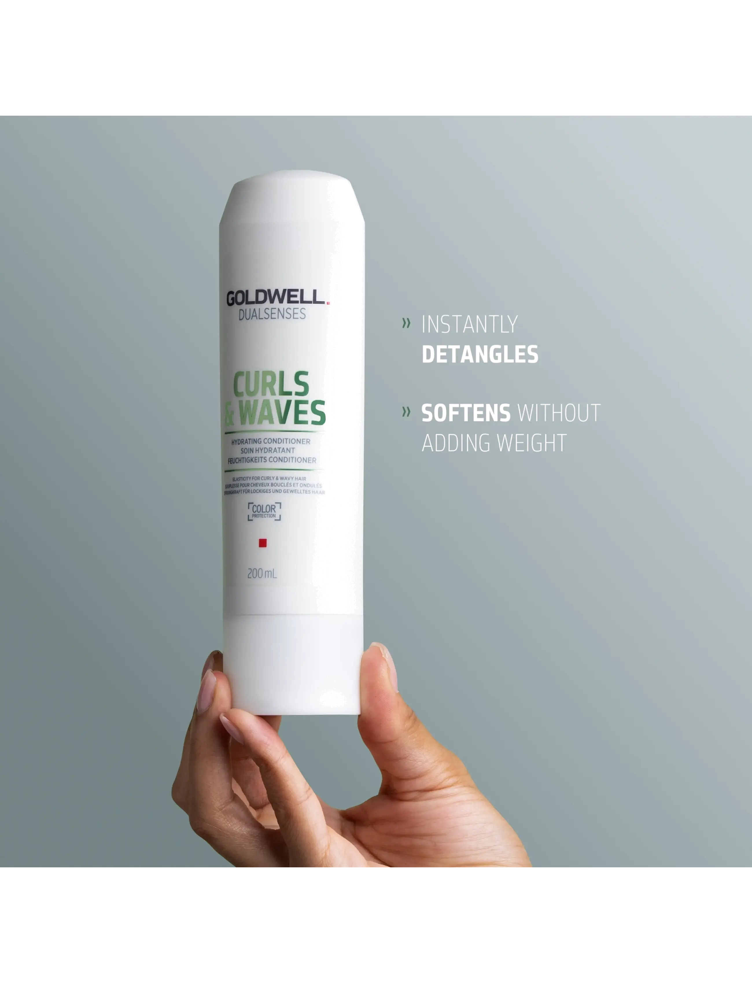 Goldwell - Goldwell Dualsenses Curls & Waves Hydrating Conditioner 200 ml - clear - 3