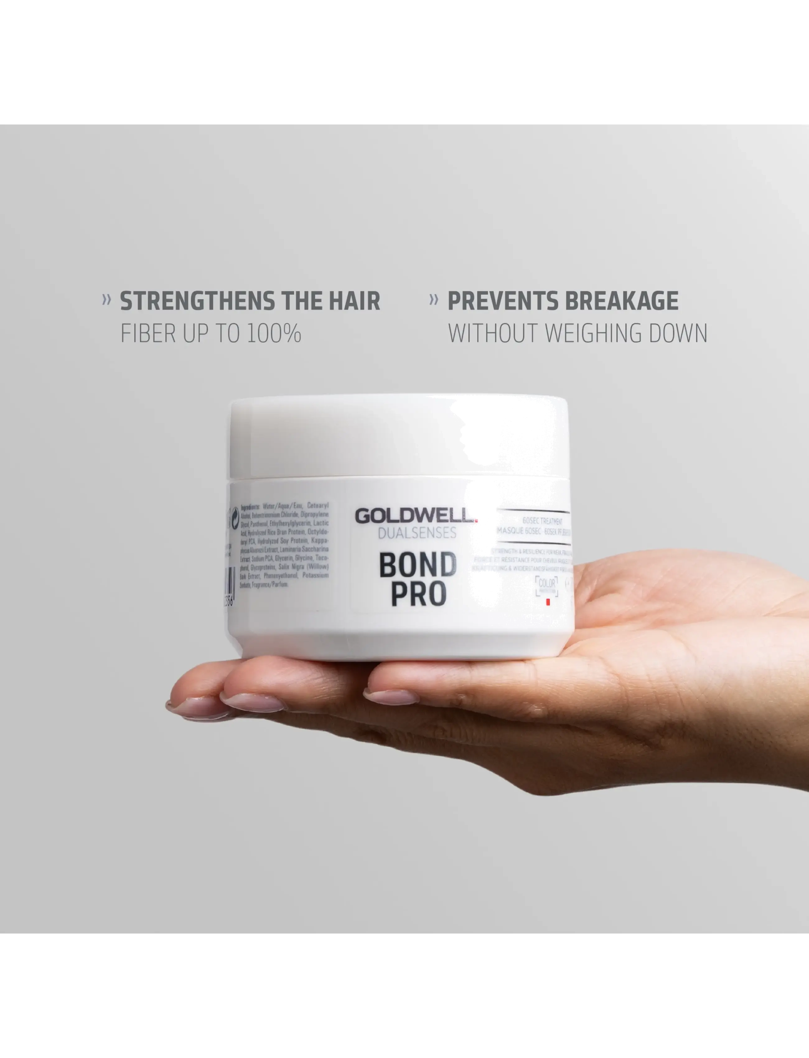 Goldwell - Goldwell Dualsenses Bond Pro 60 Sec Treatment 200 ml - hårkure - clear - 3