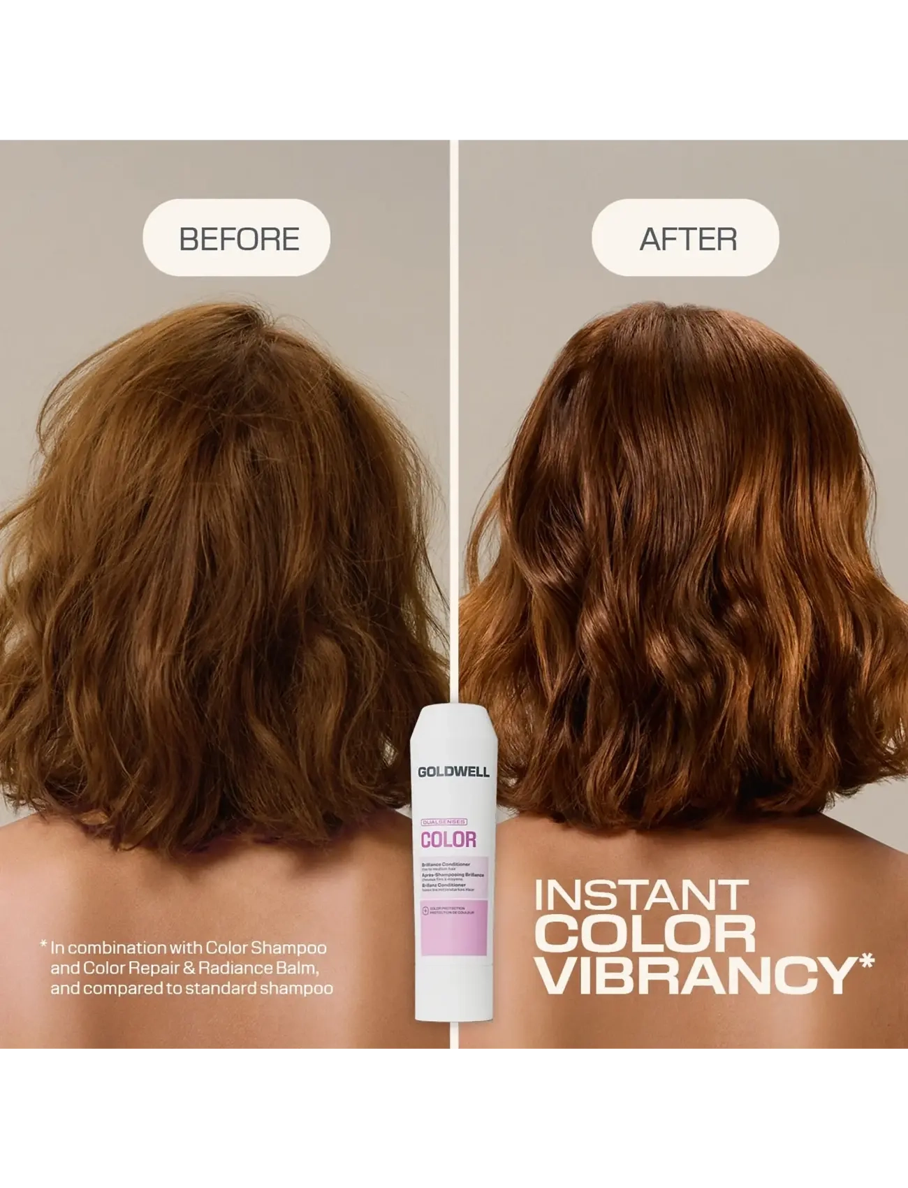 Goldwell - Goldwell Dualsenses Color Brilliance Conditioner - balsam & conditioner - clear - 3