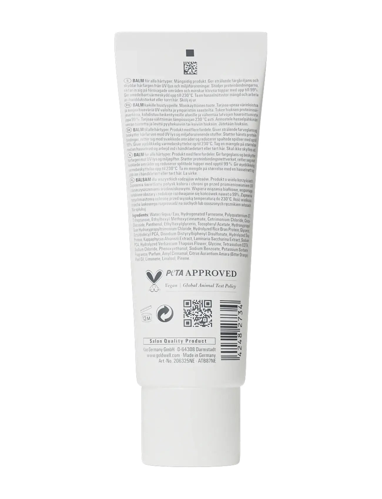 Goldwell - Goldwell Dualsenses Color Repair & Radiance Balm 75ml - hårkure - clear - 2