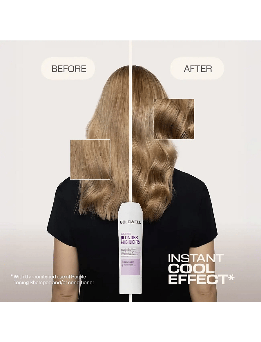 Goldwell - Goldwell Dualsenses Blondes & Highlights Anti-Yellow Conditioner - palsam - clear - 3