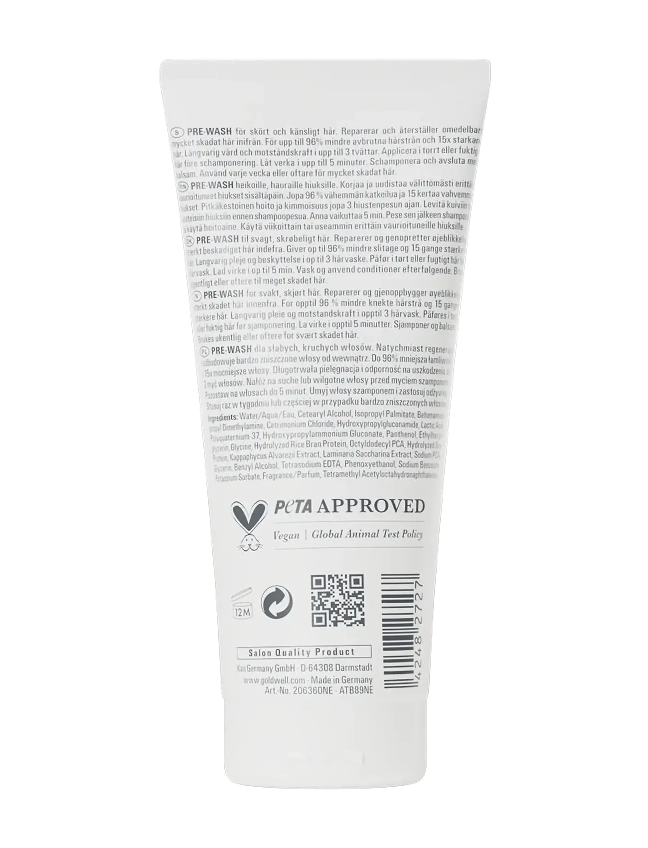 Goldwell - Goldwell Dualsenses Bond Pro Pre-Wash Cortex Filler 100g - hårkure - clear - 2