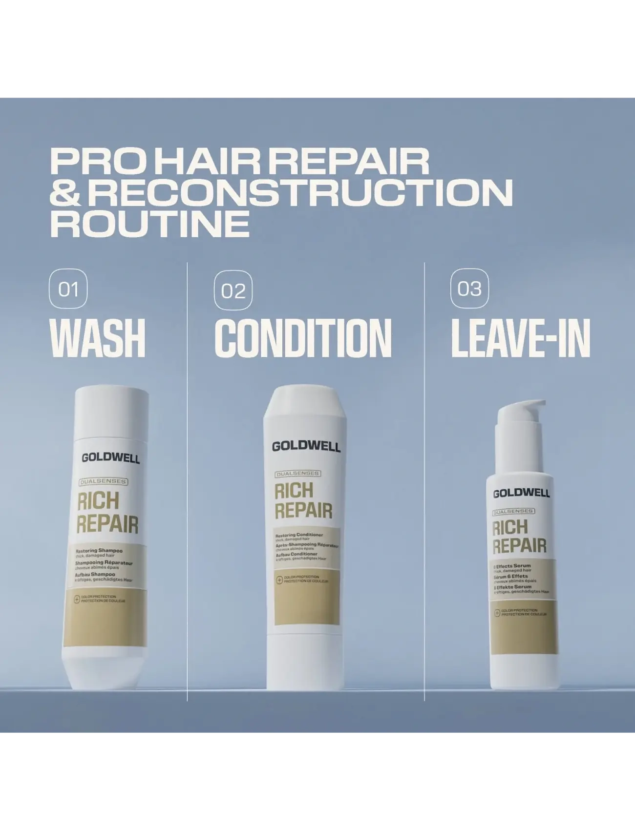 Goldwell Dualsenses Rich Repair Restoring Conditioner dam – bild 5