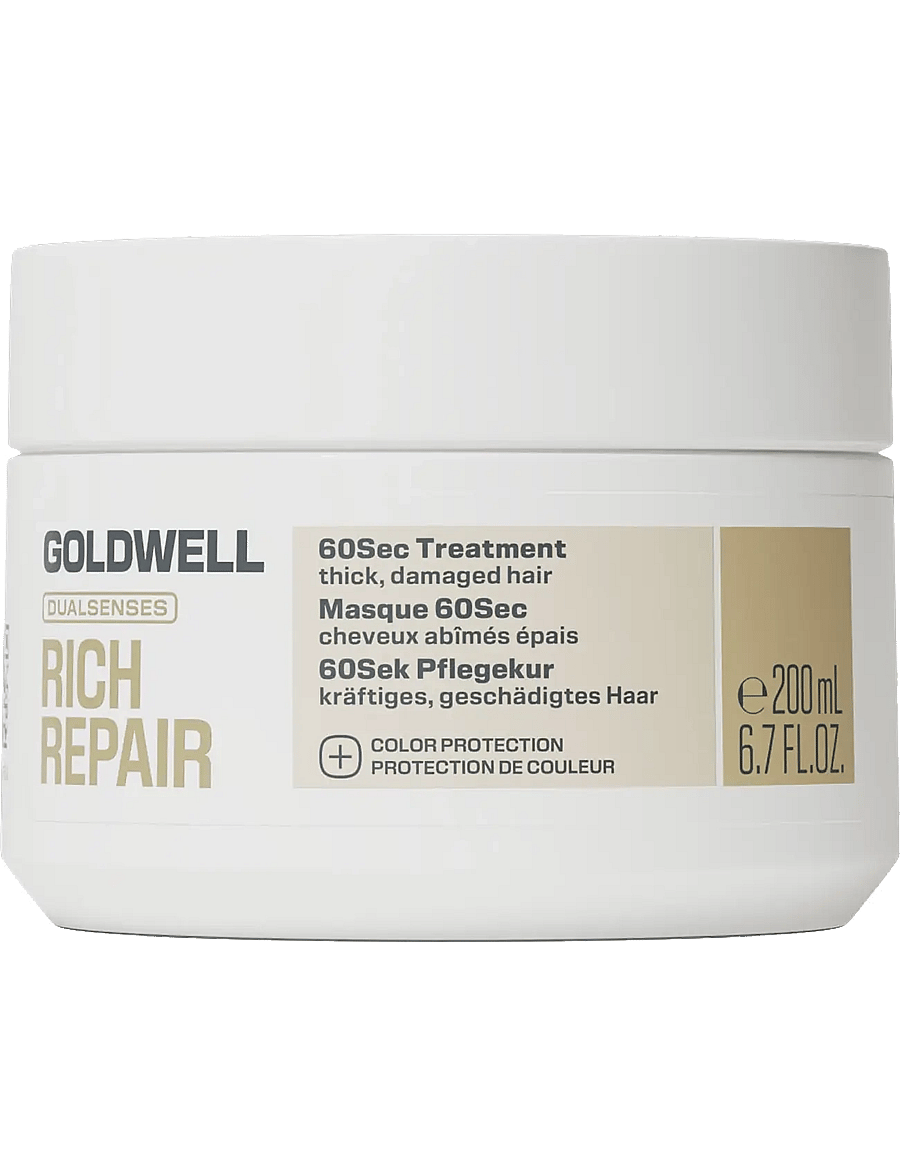 Goldwell - Goldwell Dualsenses Rich Repair 60Sec. Treatment Mask 200ml - juuksemaskid - clear - 0
