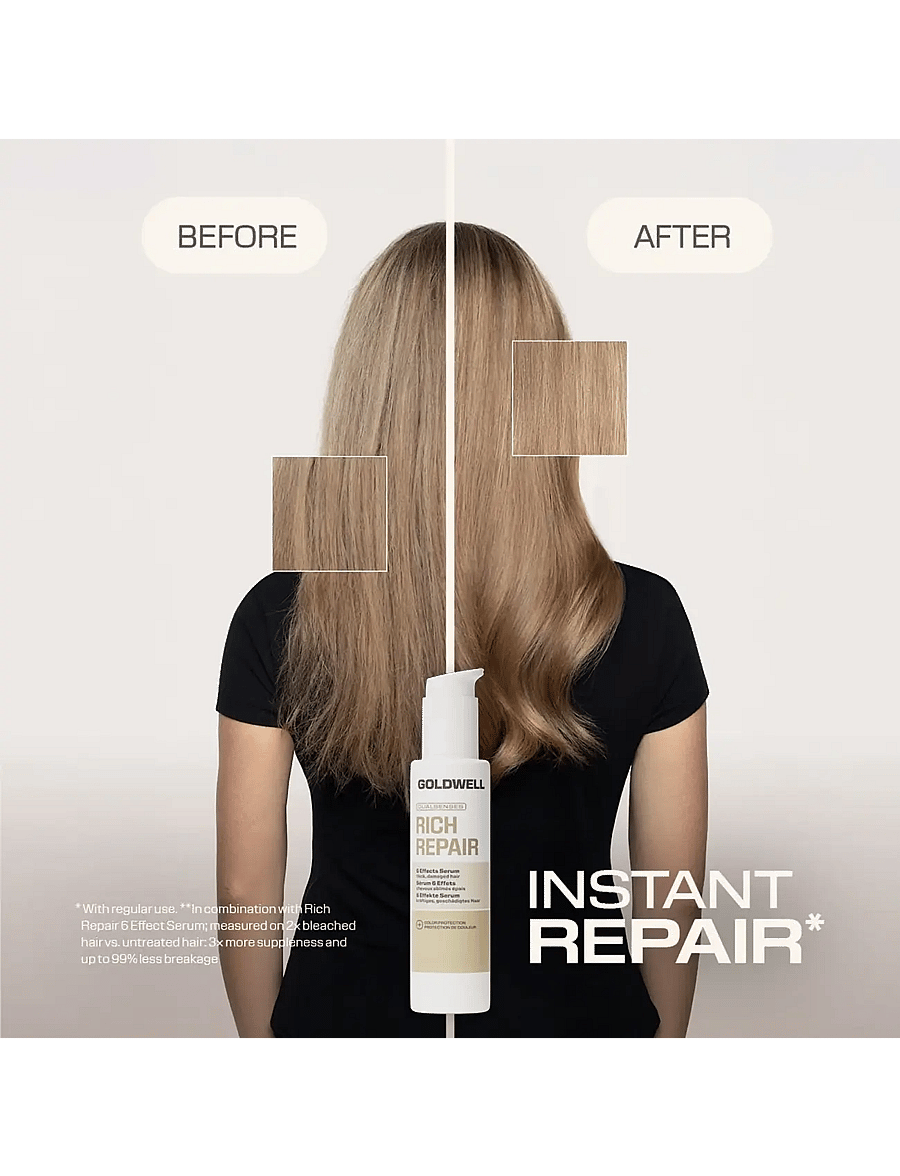 Goldwell - Goldwell Dualsenses Rich Repair 6 Effects Serum 100ml - juukseseerumid - clear - 3