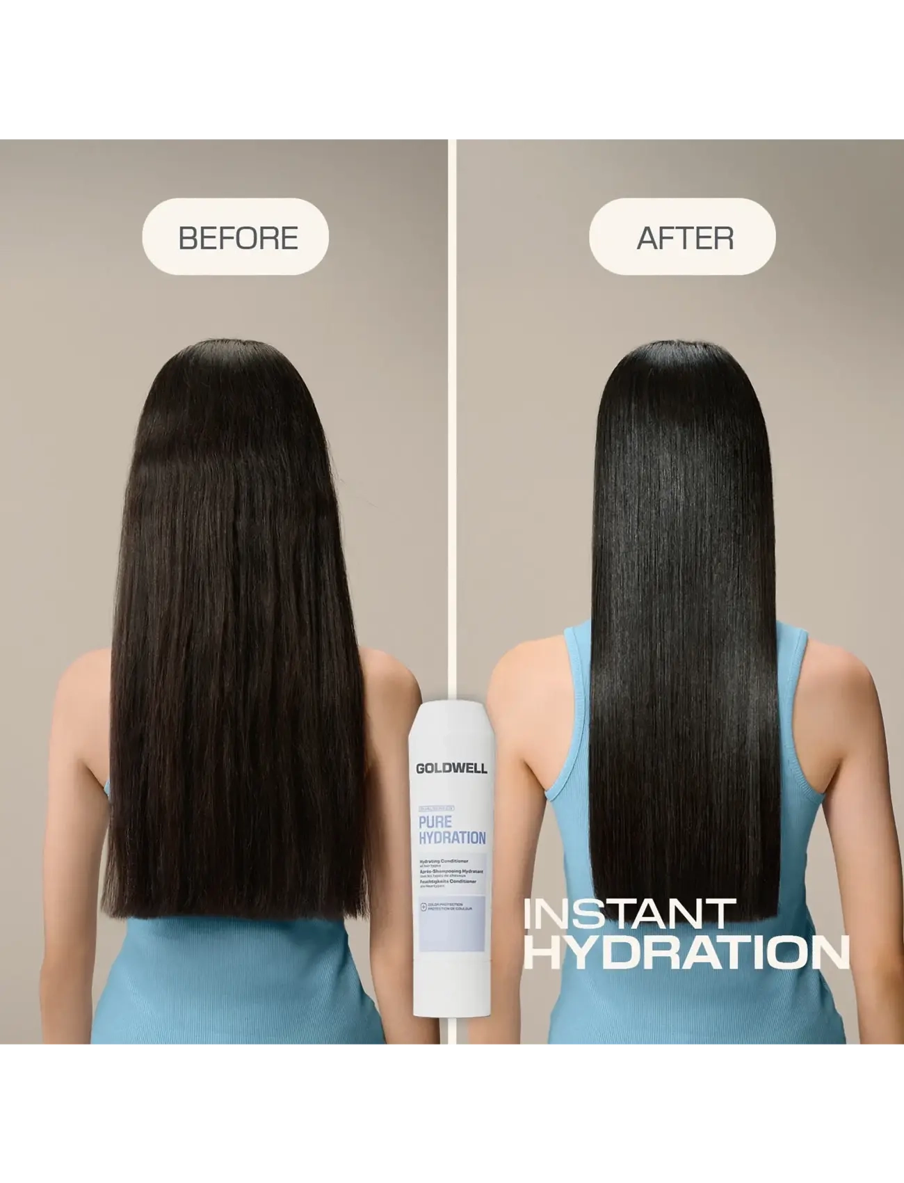 Goldwell - Goldwell Dualsenses Pure Hydration Hydrating Conditioner - balsam & conditioner - clear - 3