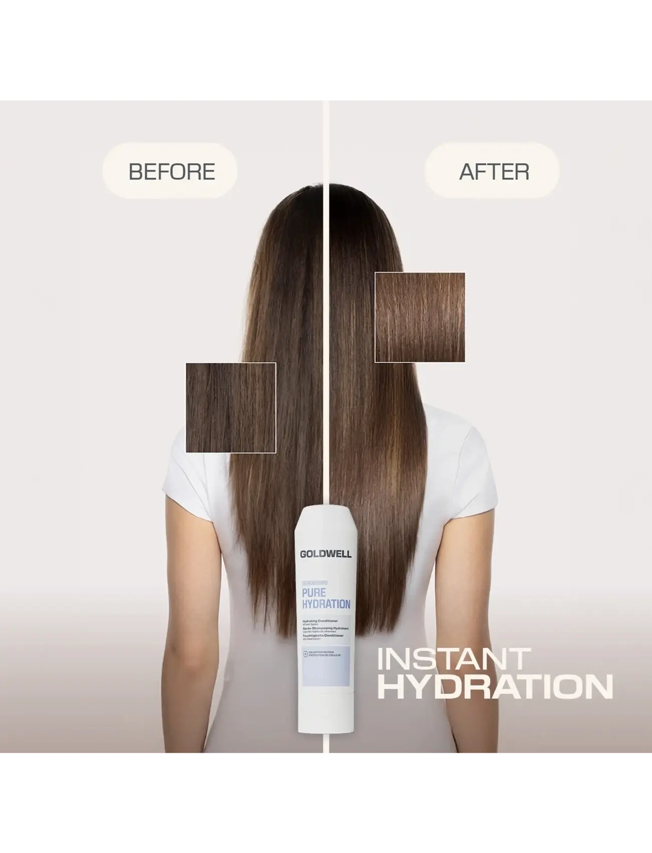 Goldwell - Goldwell Dualsenses Pure Hydration Hydrating Conditioner - balsam & conditioner - clear - 4