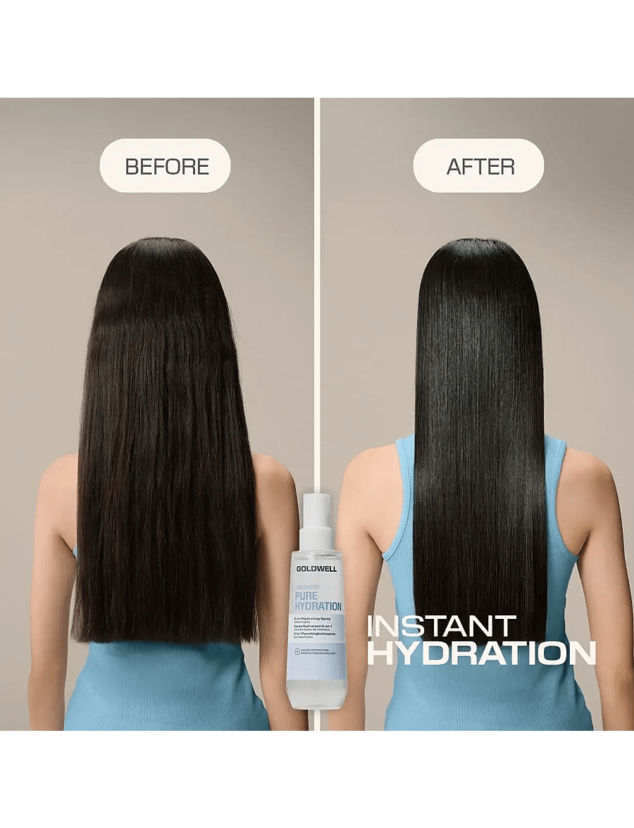 Goldwell - Goldwell Dualsenses Pure Hydration 5-in-1 Hydrating Spray 150ml - hooldusvahendid - clear - 3