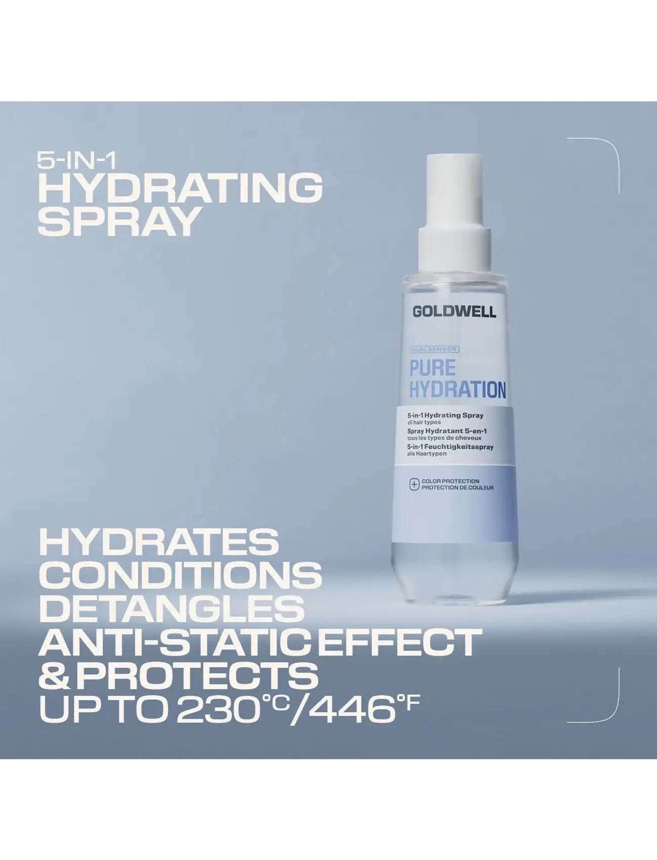 Goldwell Dualsenses Pure Hydration 5-in-1 Hydrating Spray schampo & balsam herr – bild 7
