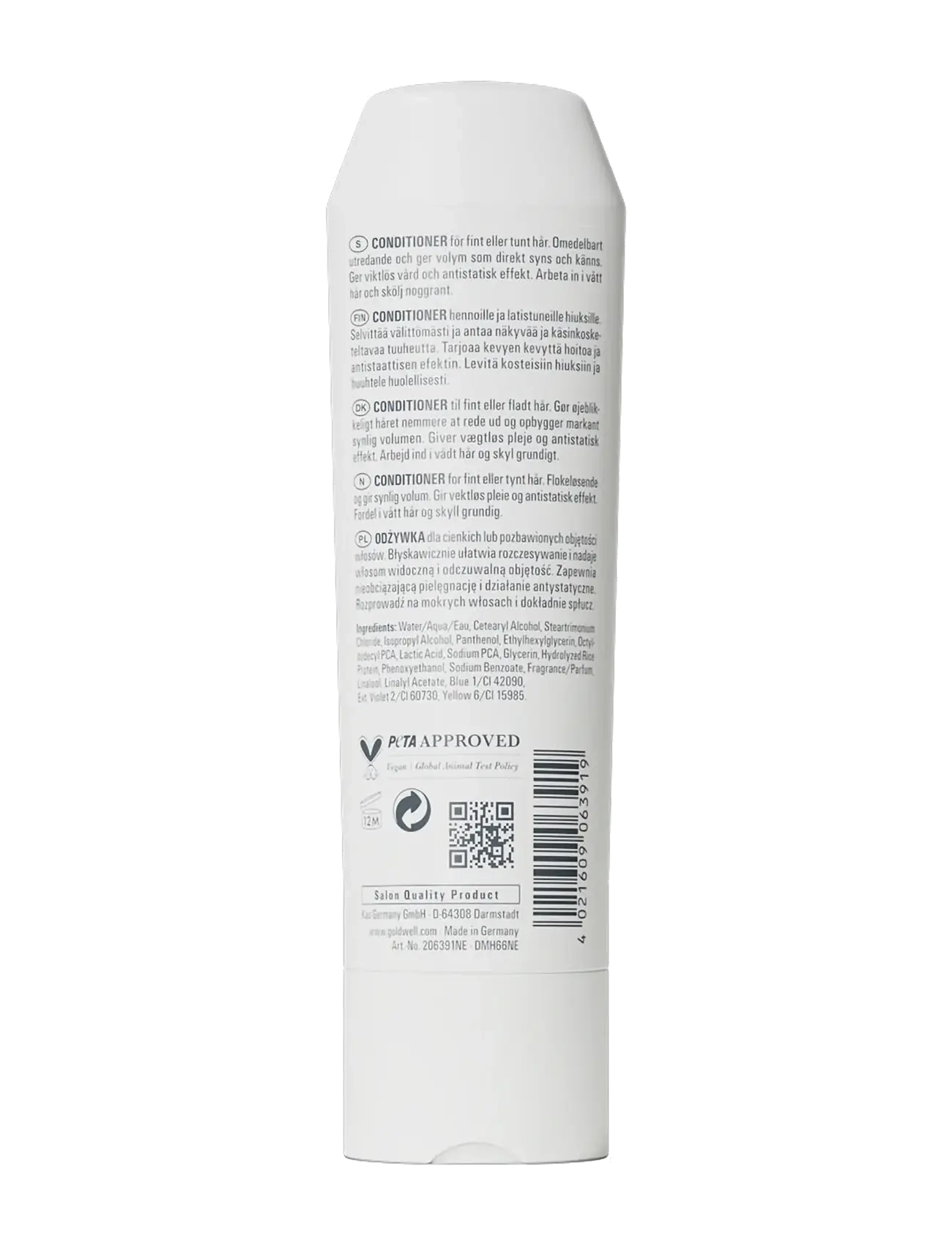 Goldwell - Goldwell Dualsenses Ultra Volume Bodifying Conditioner 200ml - balsam & conditioner - clear - 1