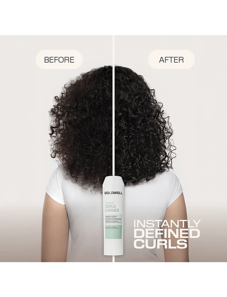 Goldwell - Goldwell Dualsenses Curls & Waves Bundling Conditioner 200ml - hárnæring - clear - 3