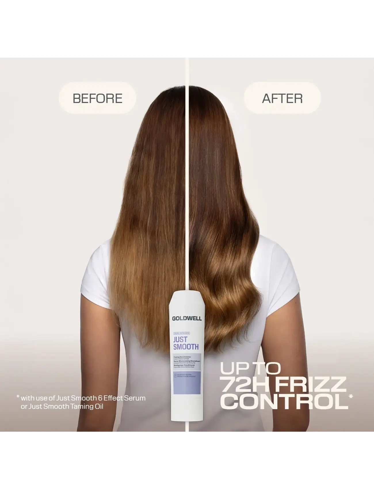 Goldwell - Goldwell Dualsenses Just Smooth Taming Conditioner 200ml - balsam & conditioner - clear - 2