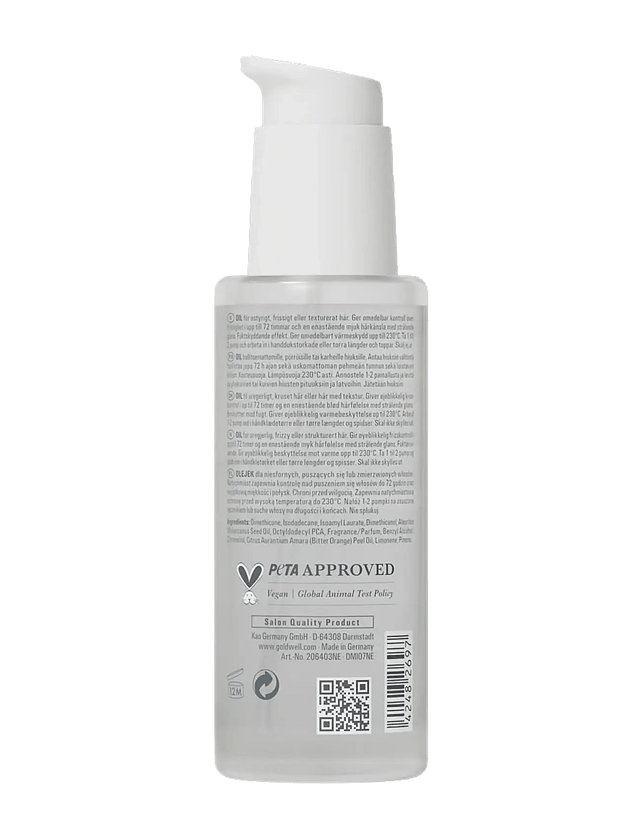 Goldwell - Goldwell Dualsenses Just Smooth Taming Oil 100ml - juukseõli - clear - 1