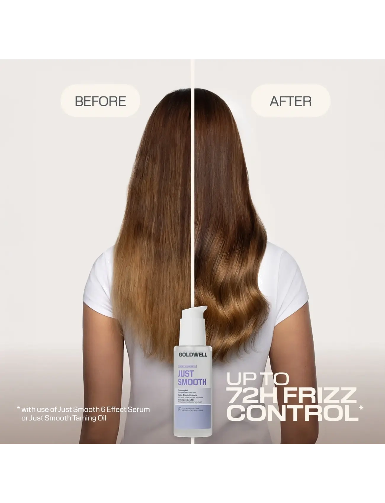 Goldwell - Goldwell Dualsenses Just Smooth Taming Oil 100ml - hårolier - clear - 2