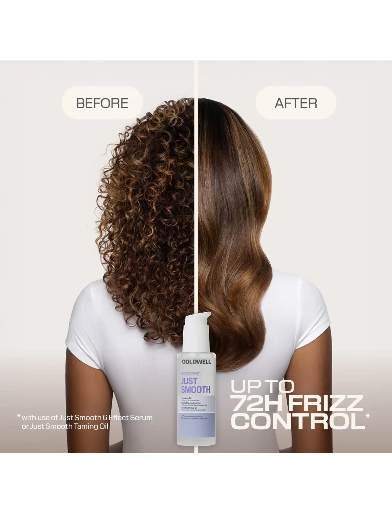 Goldwell - Goldwell Dualsenses Just Smooth Taming Oil 100ml - hårolier - clear - 3