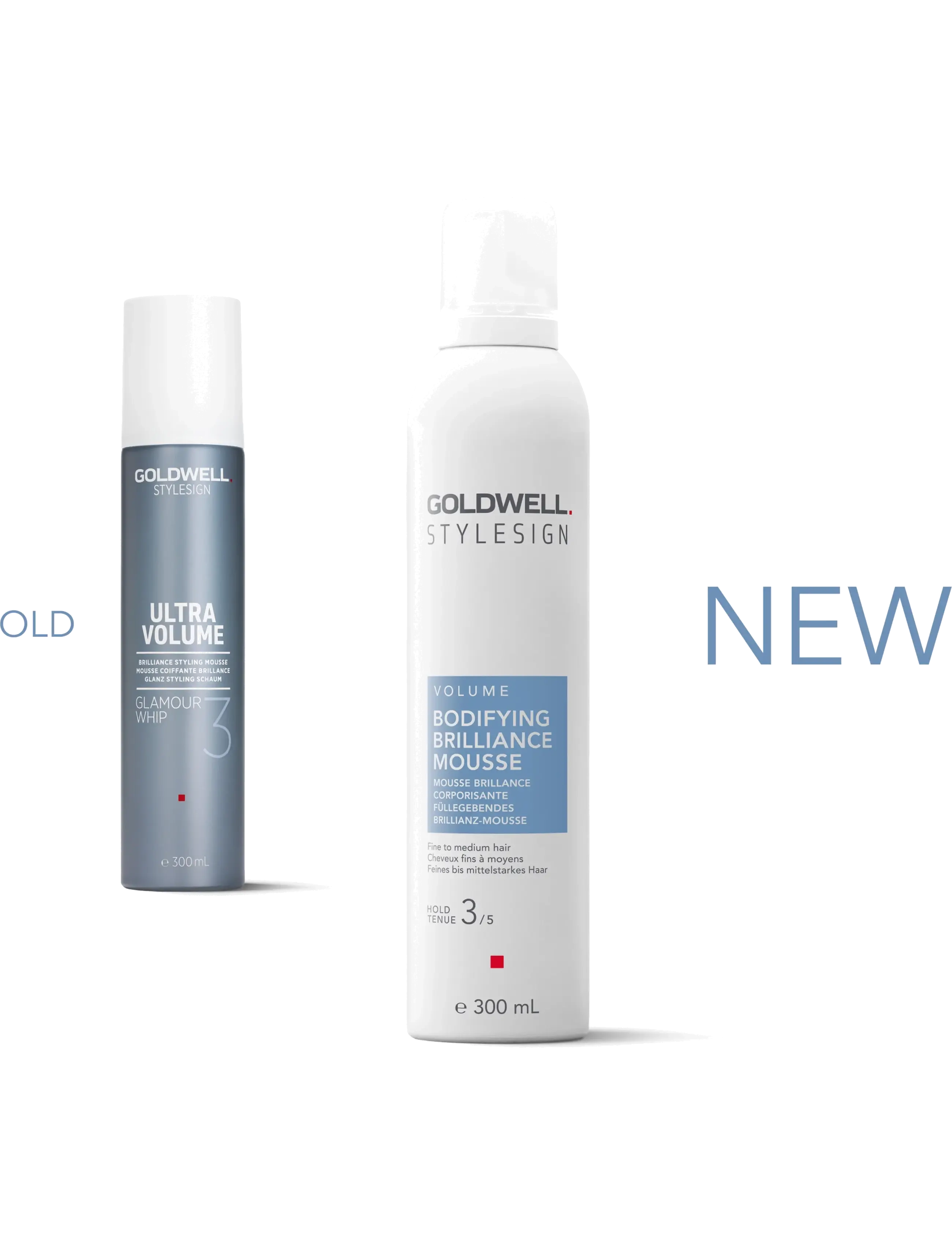 Goldwell - Goldwell StyleSign Bodifying Brilliance Mousse 300 ml - hårmousser - clear - 2