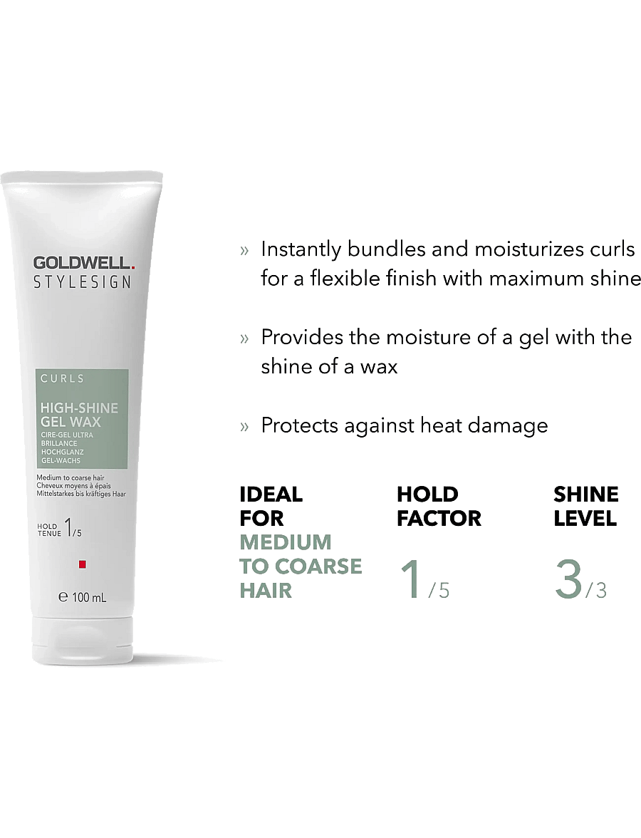 Goldwell - Goldwell StyleSign High-Shine Gel Wax 100 ml - geel - clear - 1