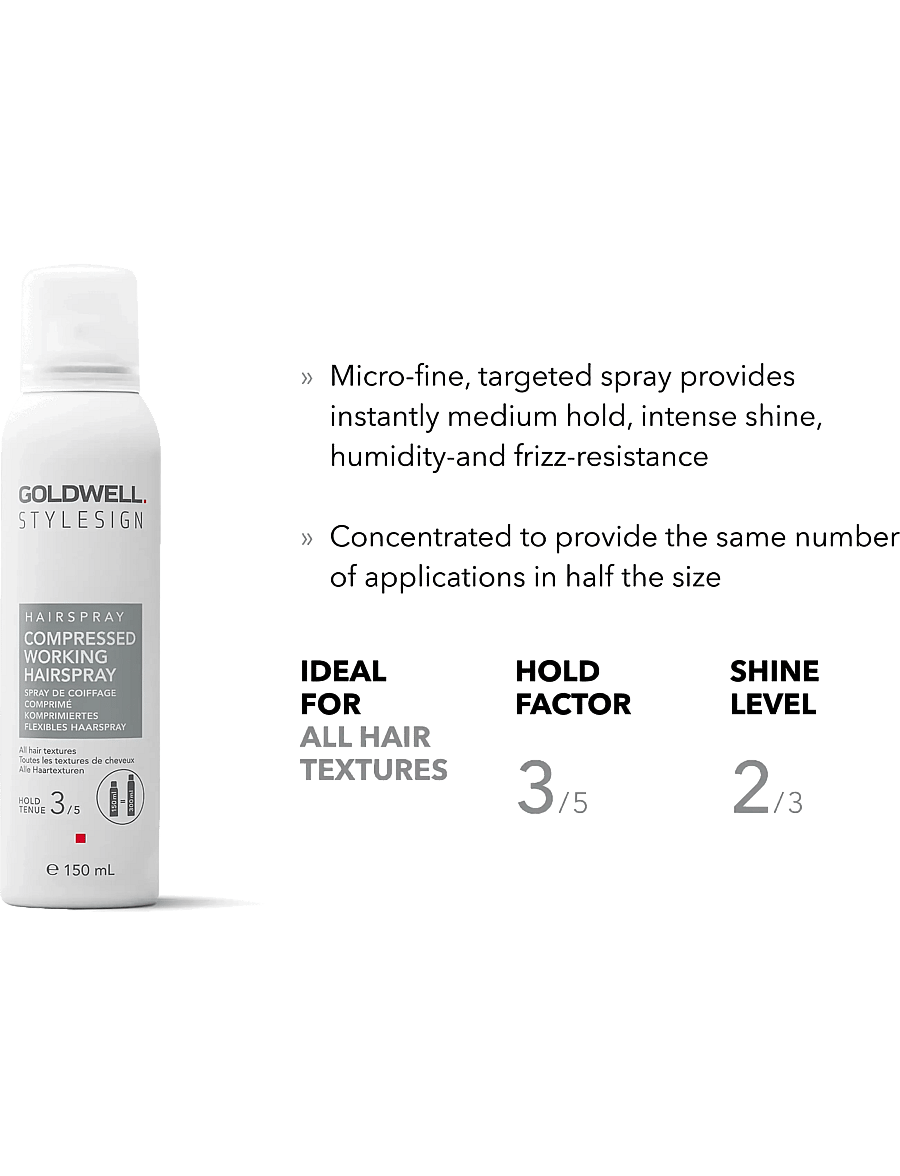 Goldwell - Goldwell StyleSign Compressed Hairspray 150 ml - pihusti - clear - 2