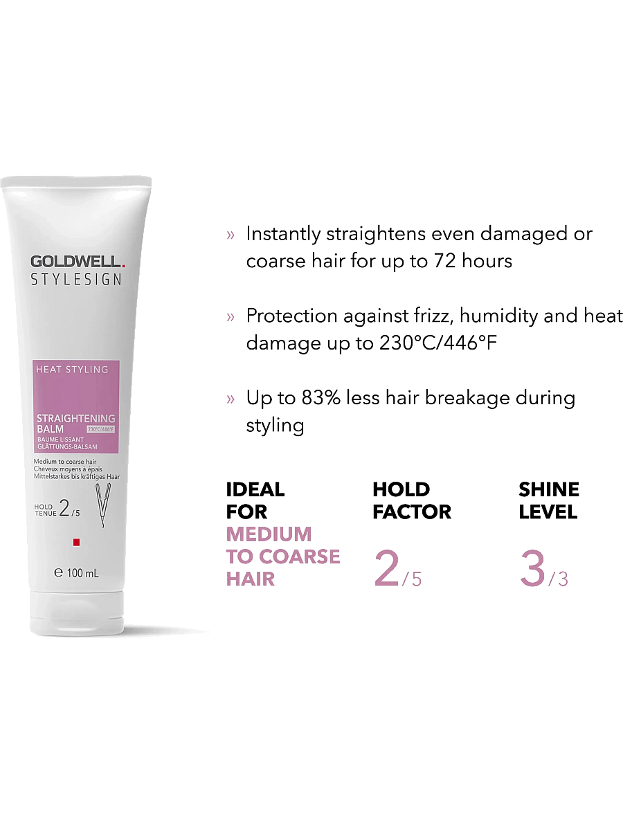 Goldwell - Goldwell StyleSign Straightening Balm 100 ml - vormimiskreem - clear - 1