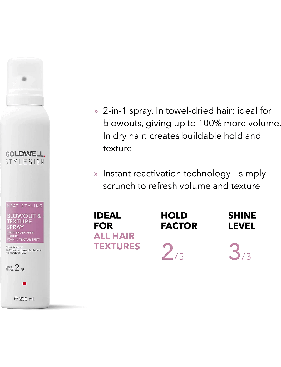 Goldwell - Goldwell StyleSign Blowout & Texture Spray 200 ml - clear - 1