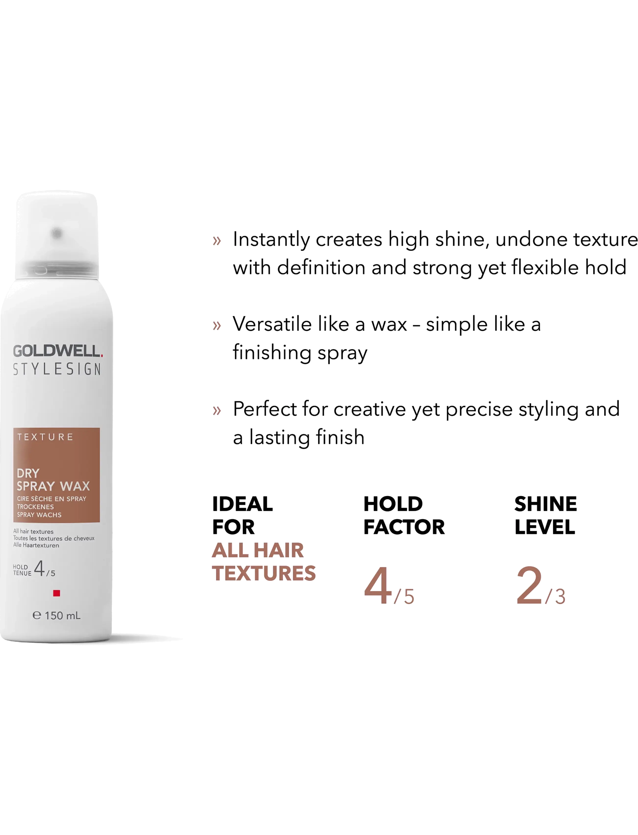 Goldwell - Goldwell StyleSign Dry Spray Wax 150 ml - clear - 1