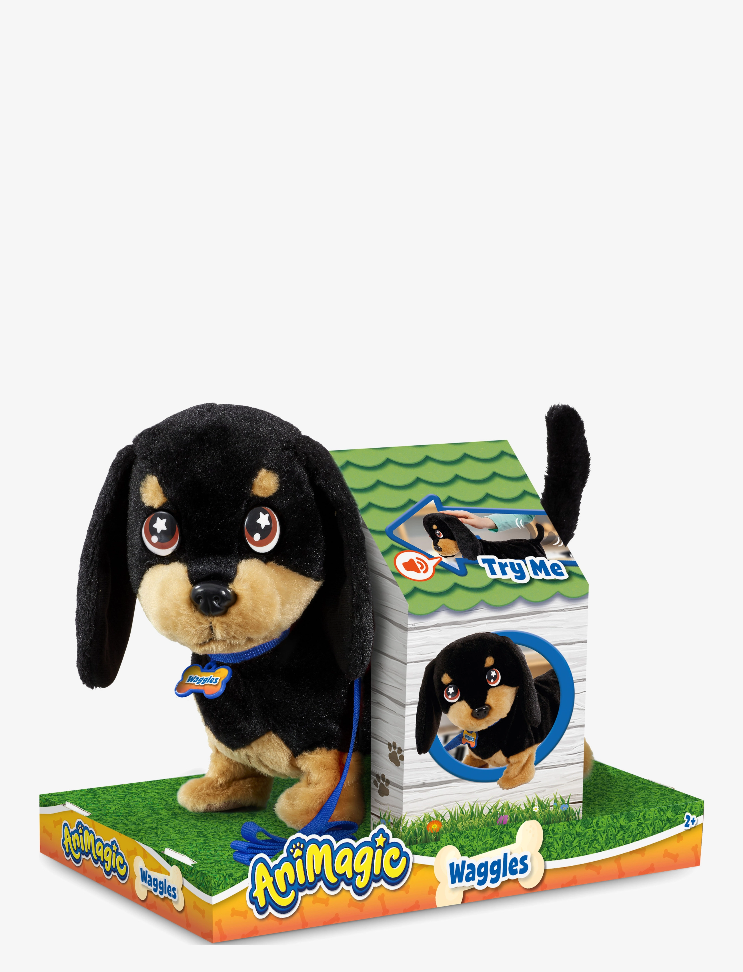 Goliath Animagic Waggles The Sausage Dog, One Size, Multi/patterned, Interaktive Dyr Og Robotter > Interaktive Dyr, Børn