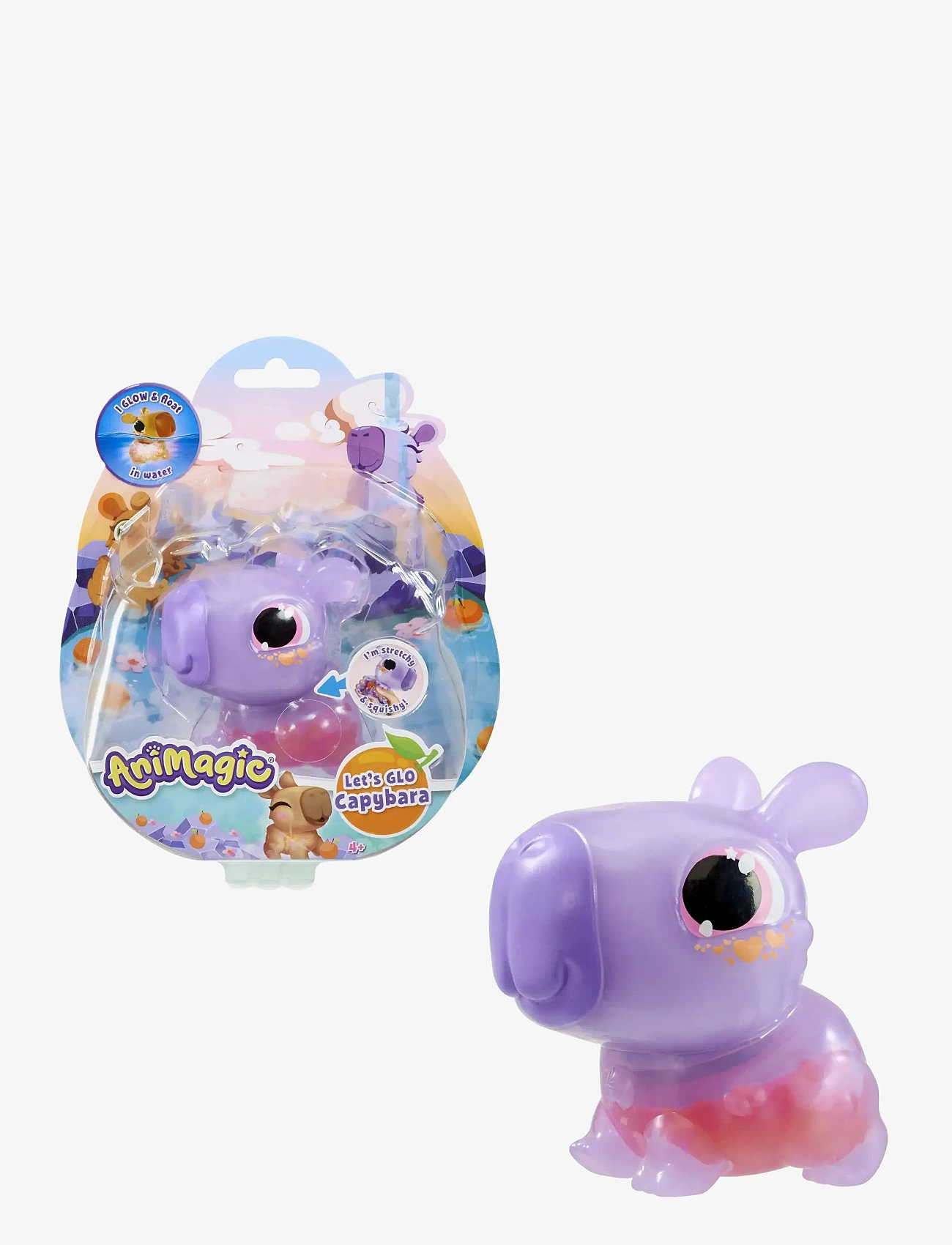 Goliath - ANIMAGIC LET'S GLO CAPYBARA LILA - Övriga vattenleksaker - multi coloured - 1