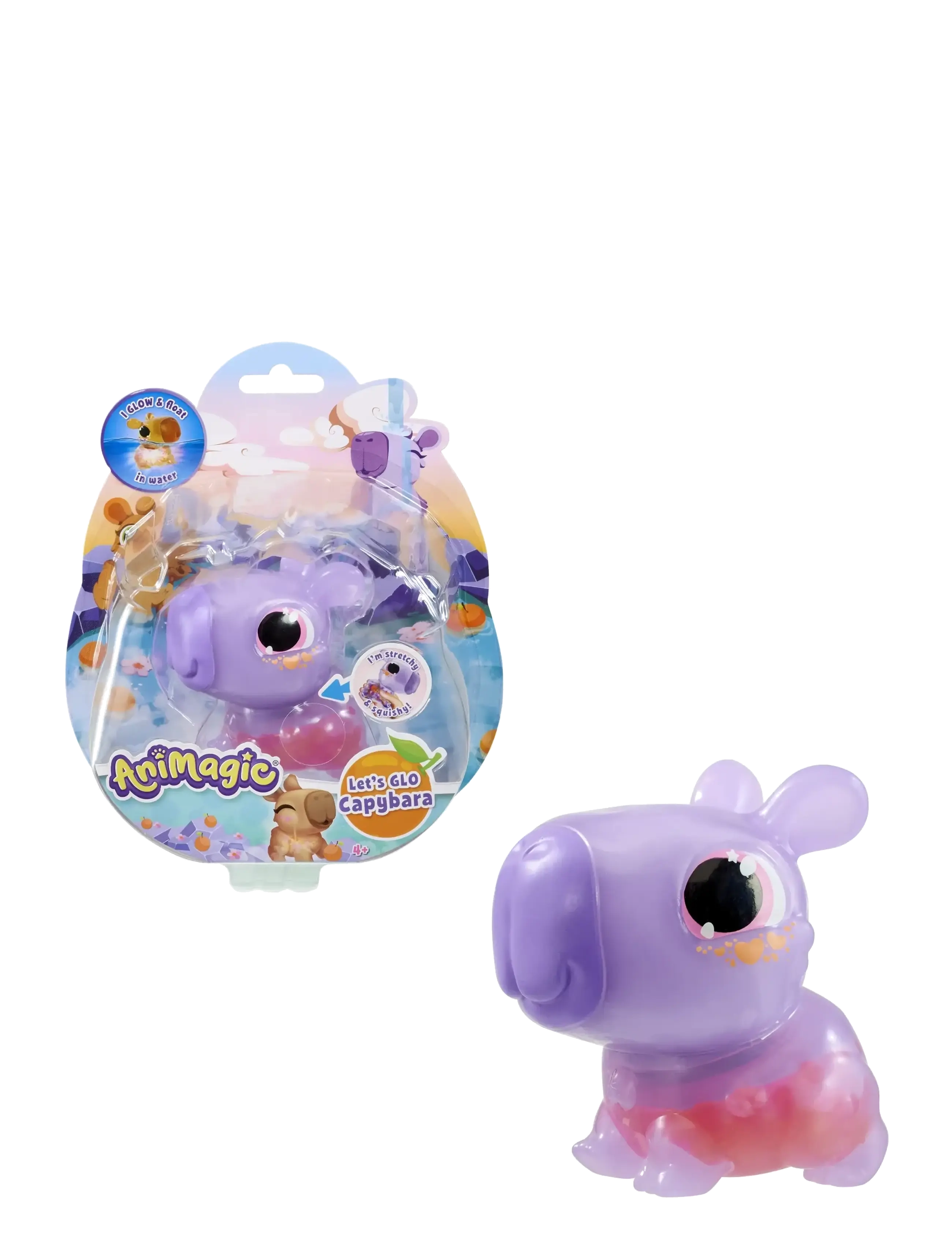 Goliath ANIMAGIC LET+S GLO CAPYBARA PURPLE - Andet vandlegetøj - MULTI COLOURED / purple